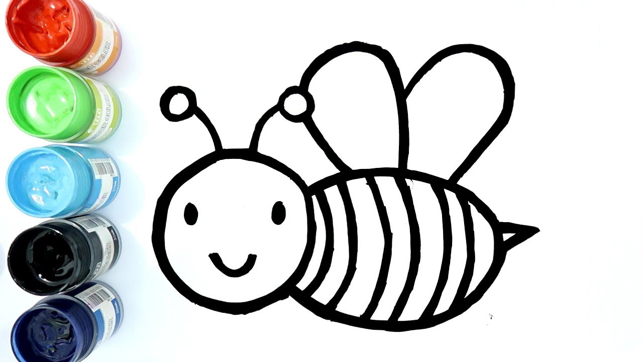 Detail Gambar Lebah Untuk Diwarnai Nomer 6