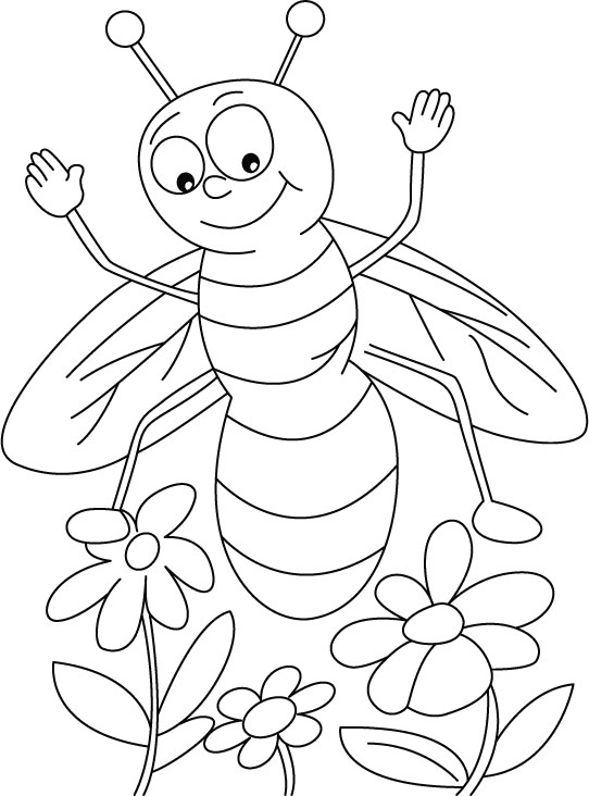 Detail Gambar Lebah Untuk Diwarnai Gambar Lebah Untuk Mewarnai Nomer 11