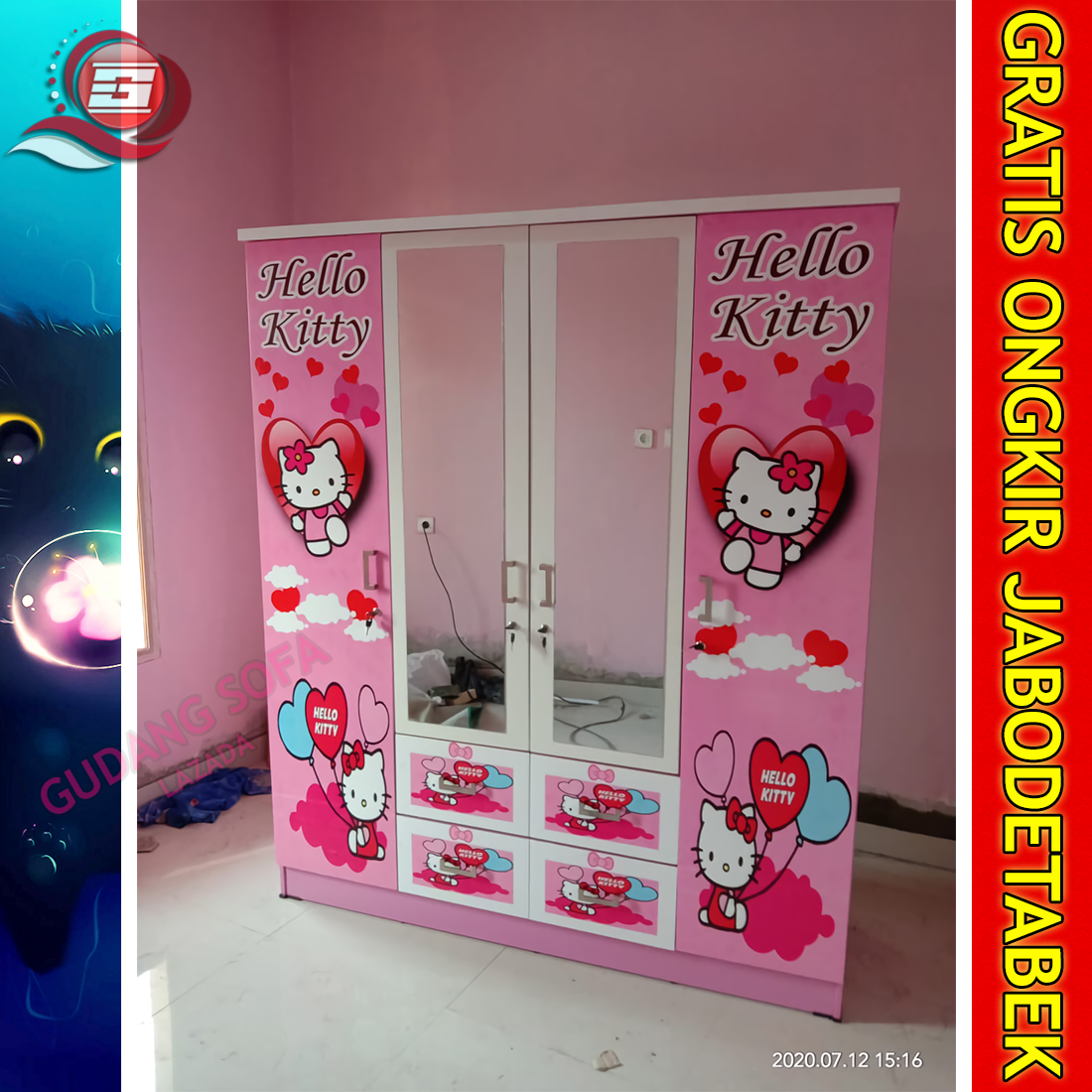 Detail Gambar Lemari Hello Kitty Nomer 10