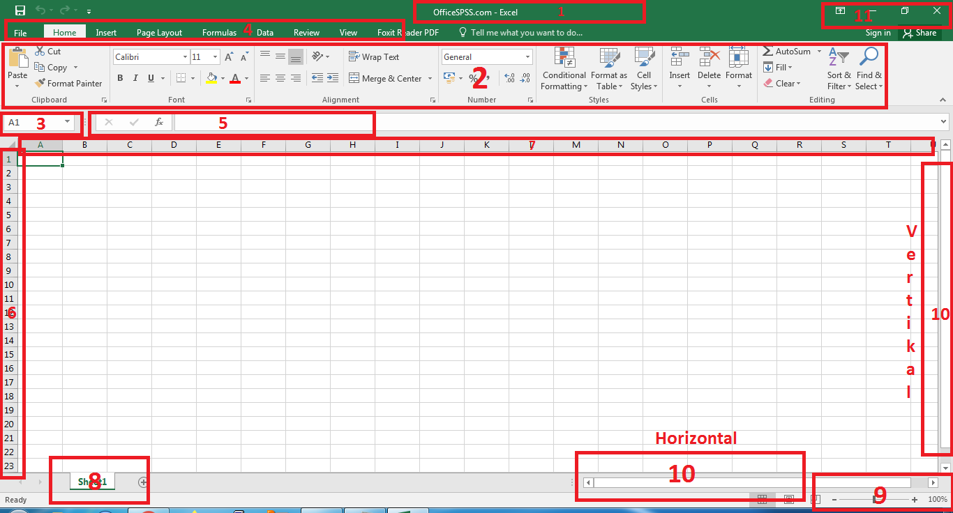 Detail Gambar Lembar Kerja Excel Beserta Fungsinya Masing Masing Nomer 10