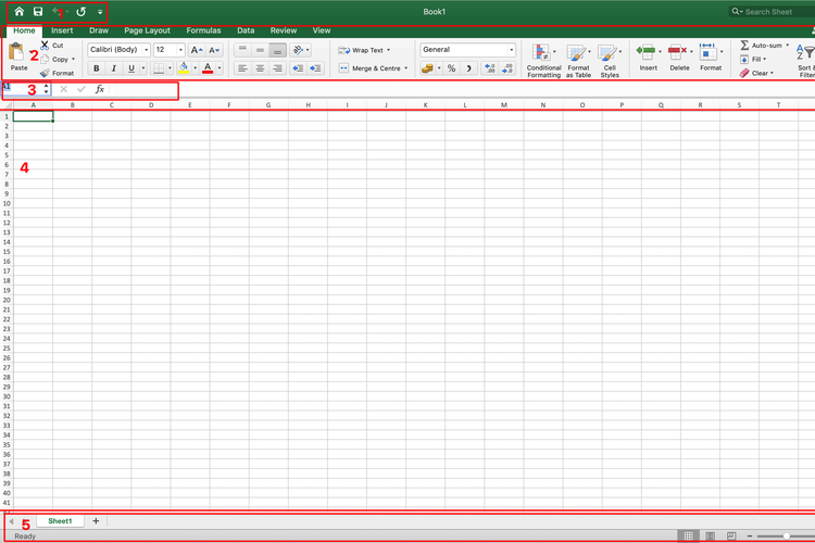 Detail Gambar Lembar Kerja Excel Beserta Fungsinya Masing Masing Nomer 45