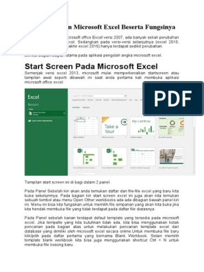 Detail Gambar Lembar Kerja Excel Beserta Fungsinya Masing Masing Nomer 46