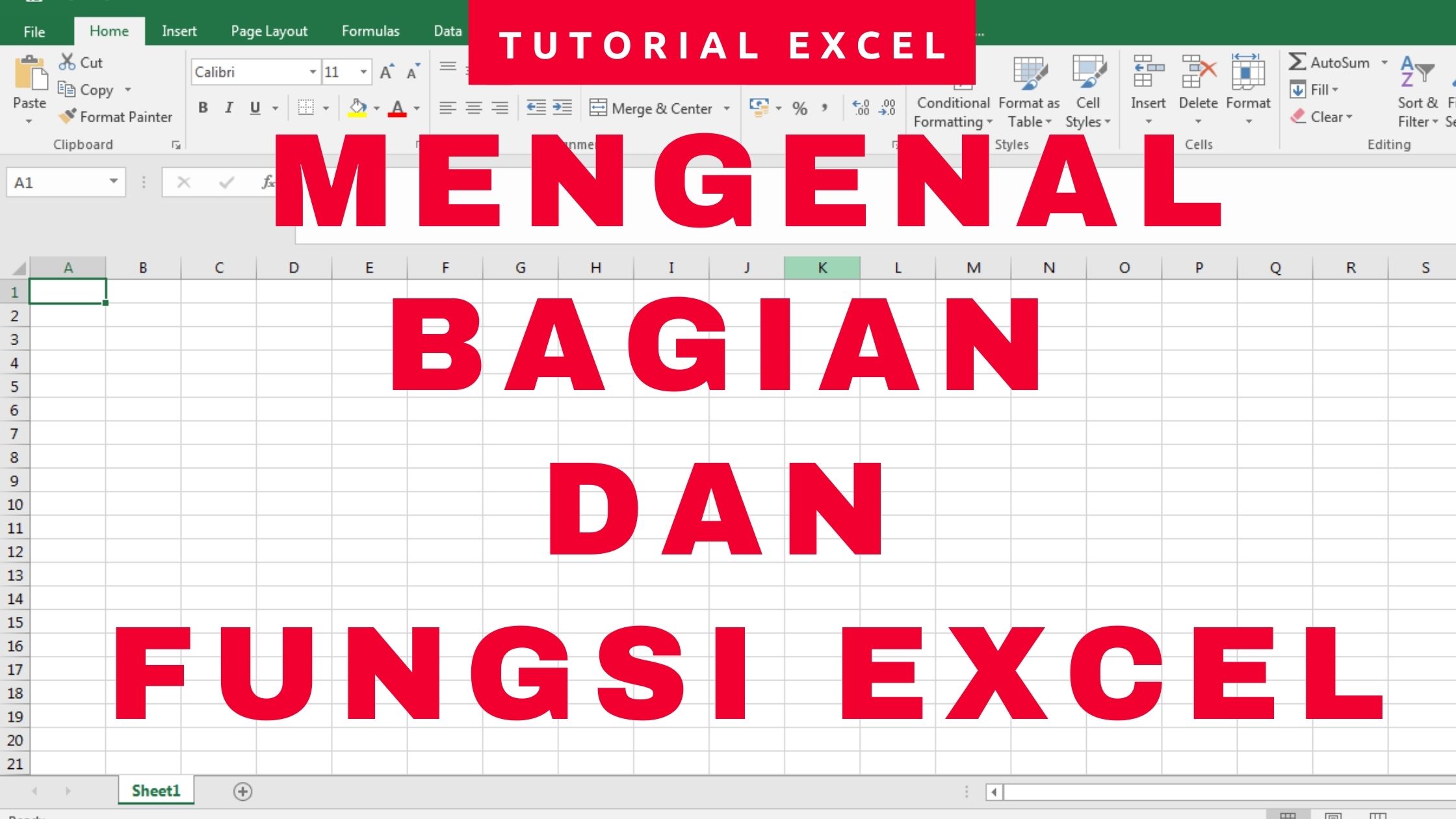 Detail Gambar Lembar Kerja Excel Beserta Fungsinya Masing Masing Nomer 8