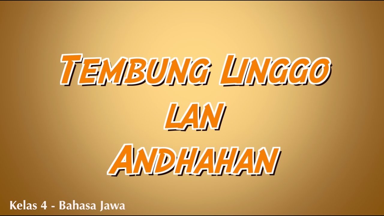 Gambar Linggo Bahasa Jawa - KibrisPDR
