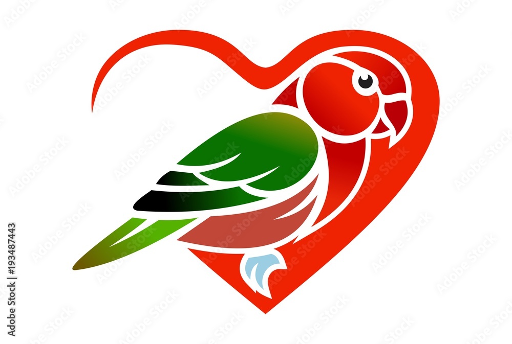 Detail Gambar Lovebird Untuk Logo Nomer 33