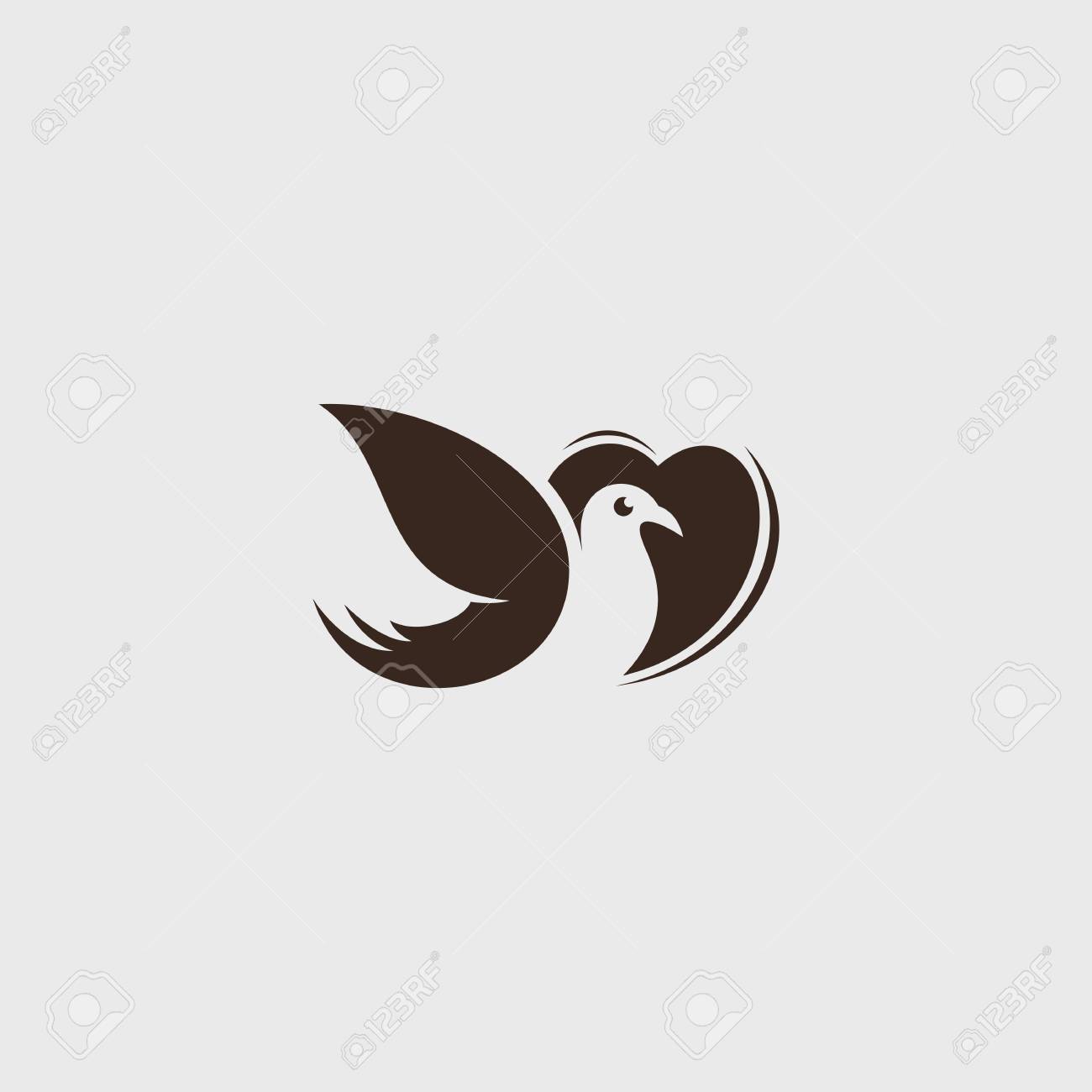 Detail Gambar Lovebird Untuk Logo Nomer 40