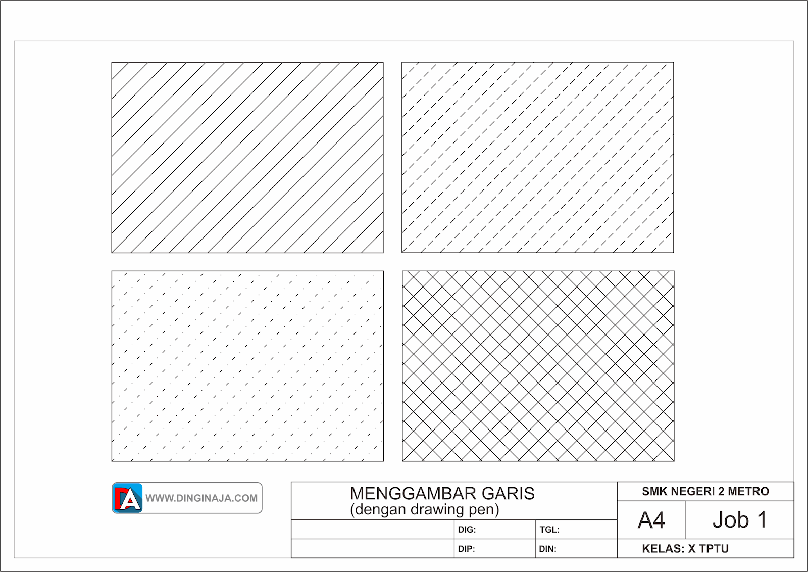 Detail Gambar Macam Macam Garis Nomer 16