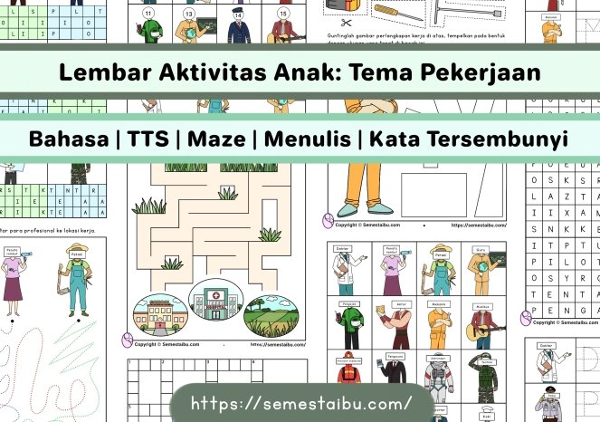 Detail Gambar Macam Macam Pekerjaan Untuk Anak Tk Nomer 44