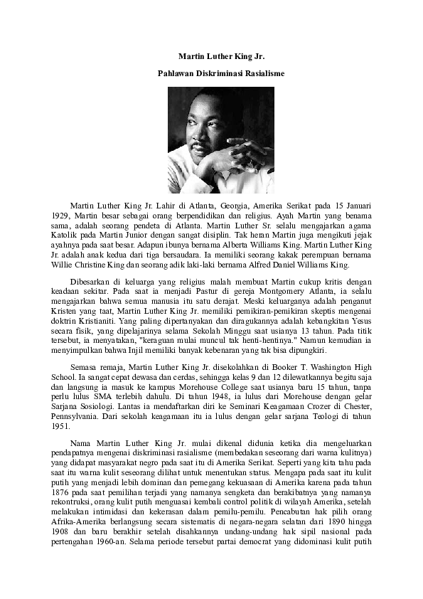 Download Gambar Martin Luther King Jr Saat Terjadinya Peristiwa Pemboikotan Nomer 12