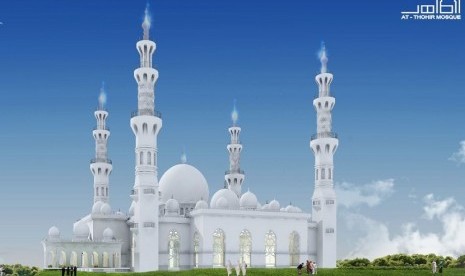 Detail Gambar Masjid Untuk Cover Warna Hijau Nomer 20