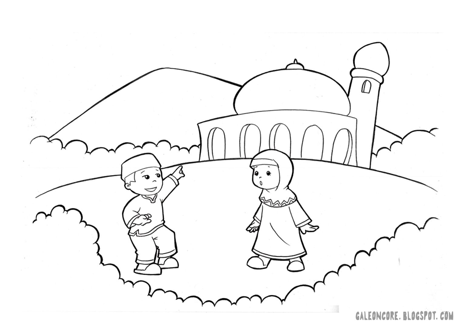 Detail Gambar Masjid Untuk Melukis Gambar Kartun Untuk Menggambar Nomer 14