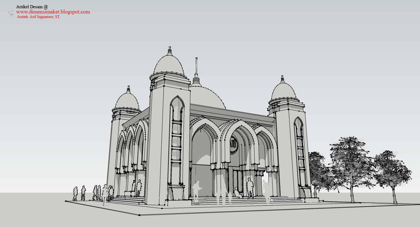 Detail Gambar Masjid Untuk Melukis Gambar Kartun Untuk Menggambar Nomer 32