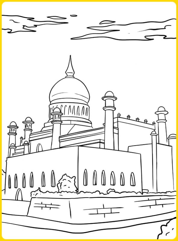 Detail Gambar Masjid Untuk Melukis Gambar Kartun Untuk Menggambar Nomer 36