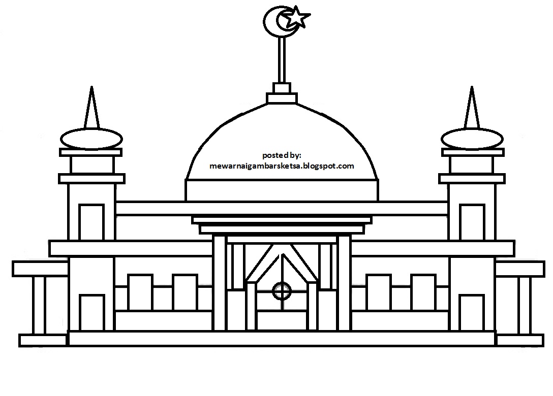 Detail Gambar Masjid Untuk Melukis Gambar Masjid Untuk Menggambar Nomer 41