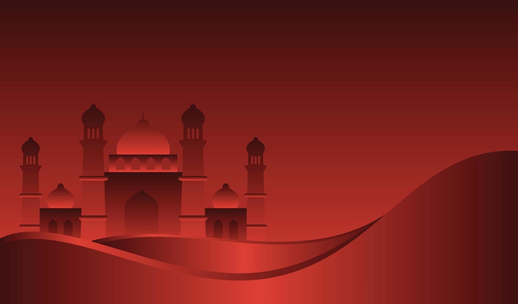 Detail Gambar Masjid Vektor Wallpaper Merah Nomer 10