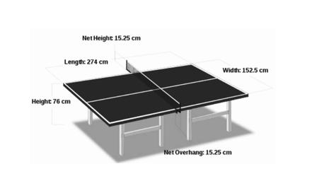 Detail Gambar Meja Pingpong Beserta Ukurannya Nomer 10