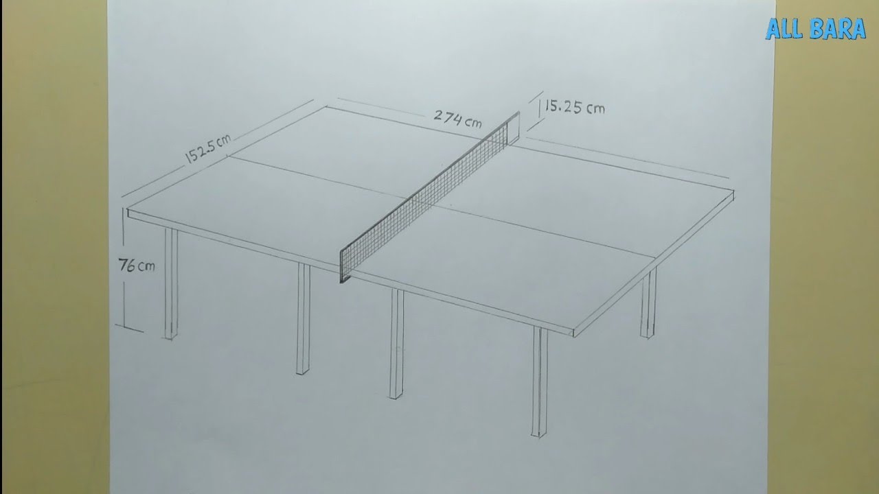 Detail Gambar Meja Pingpong Beserta Ukurannya Nomer 17