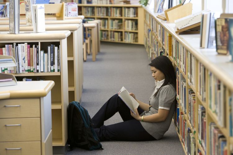 Detail Gambar Membaca Buku Di Perpustakaan Nomer 5