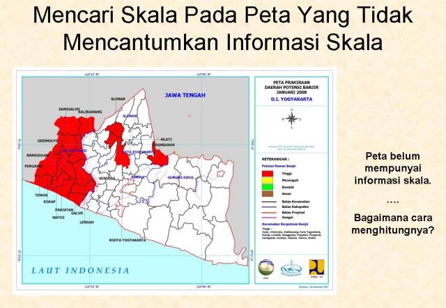 Detail Gambar Menghitung Skala 2 Buah Peta Nomer 19