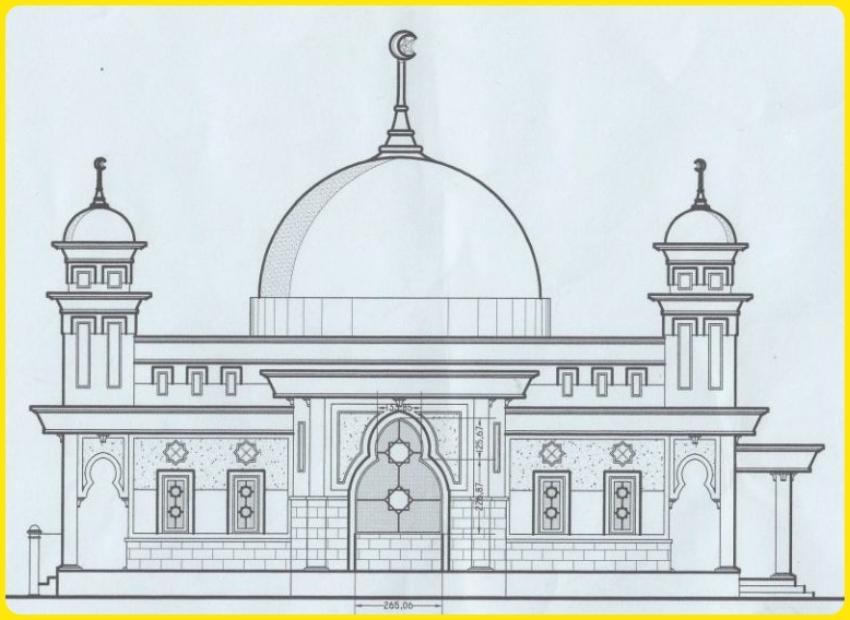 Detail Gambar Mesjid Untuk Melukis Nomer 9