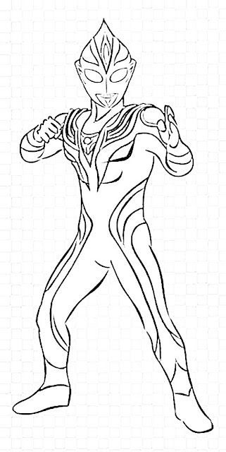 Detail Gambar Mewarnai Gambar Ultraman Untuk Mewarnai Nomer 15