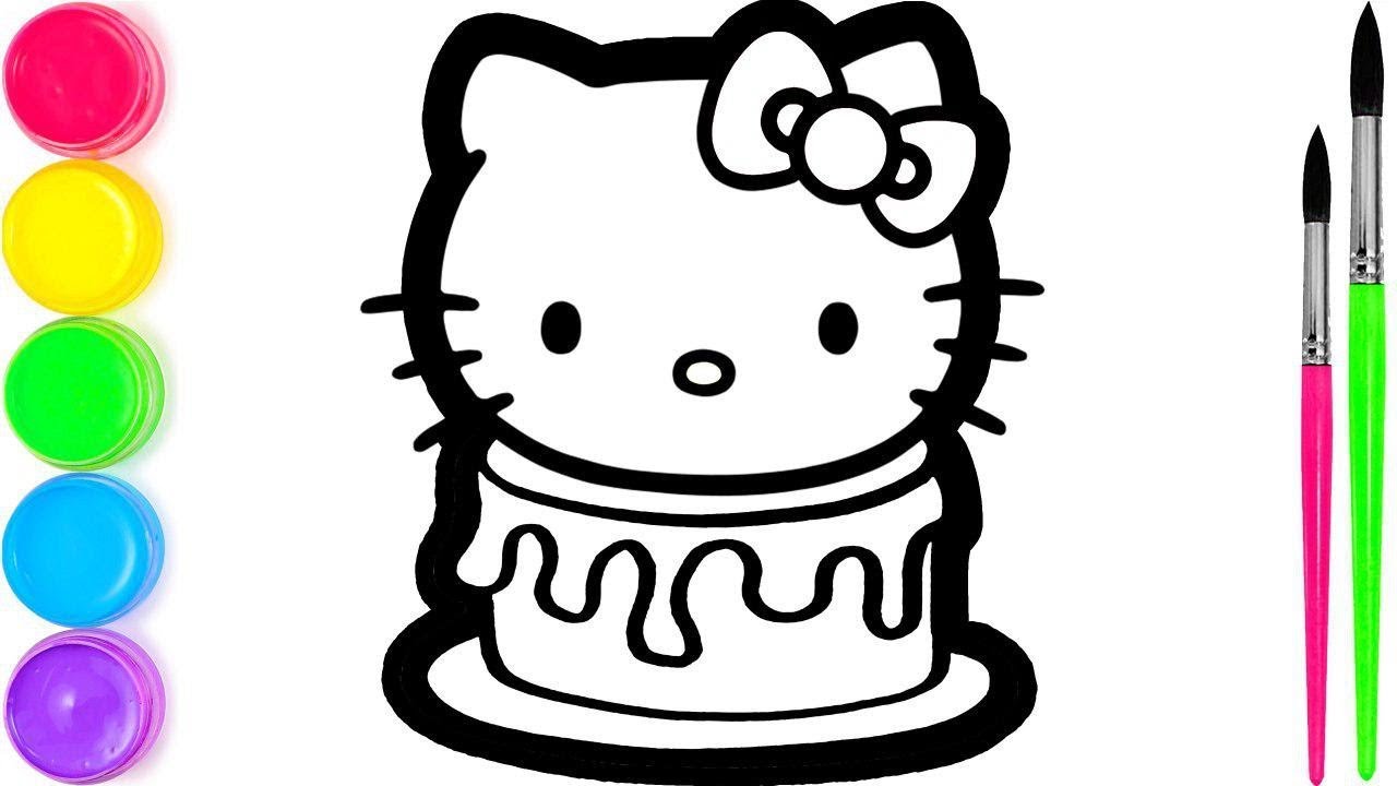 Detail Gambar Mewarnai Hello Kitty Nomer 25