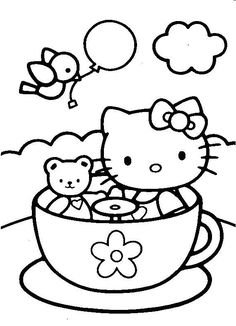 Detail Gambar Mewarnai Hello Kitty Terbaru Nomer 39