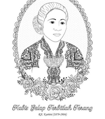 Detail Gambar Mewarnai Ibu Kita Kartini Gambar Mewarnai Kartini Nomer 6