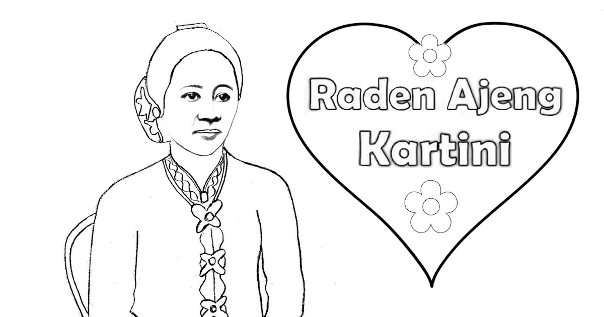 Detail Gambar Mewarnai Kartini Nomer 12