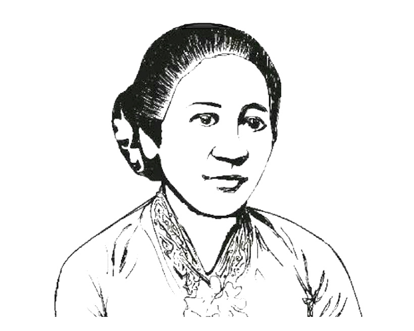 Download Gambar Mewarnai Kartini Nomer 3