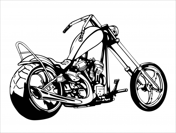 Detail Gambar Motor Harley Vektor Nomer 3