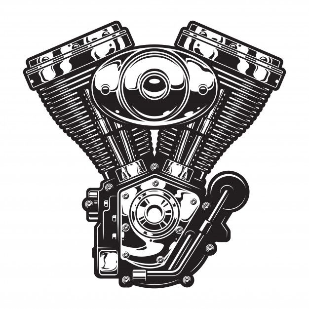 Detail Gambar Motor Harley Vektor Nomer 29