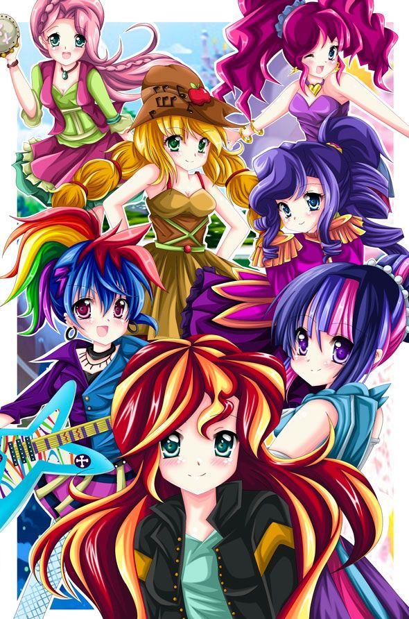 Gambar My Little Pony Equestria Girls Anime - KibrisPDR