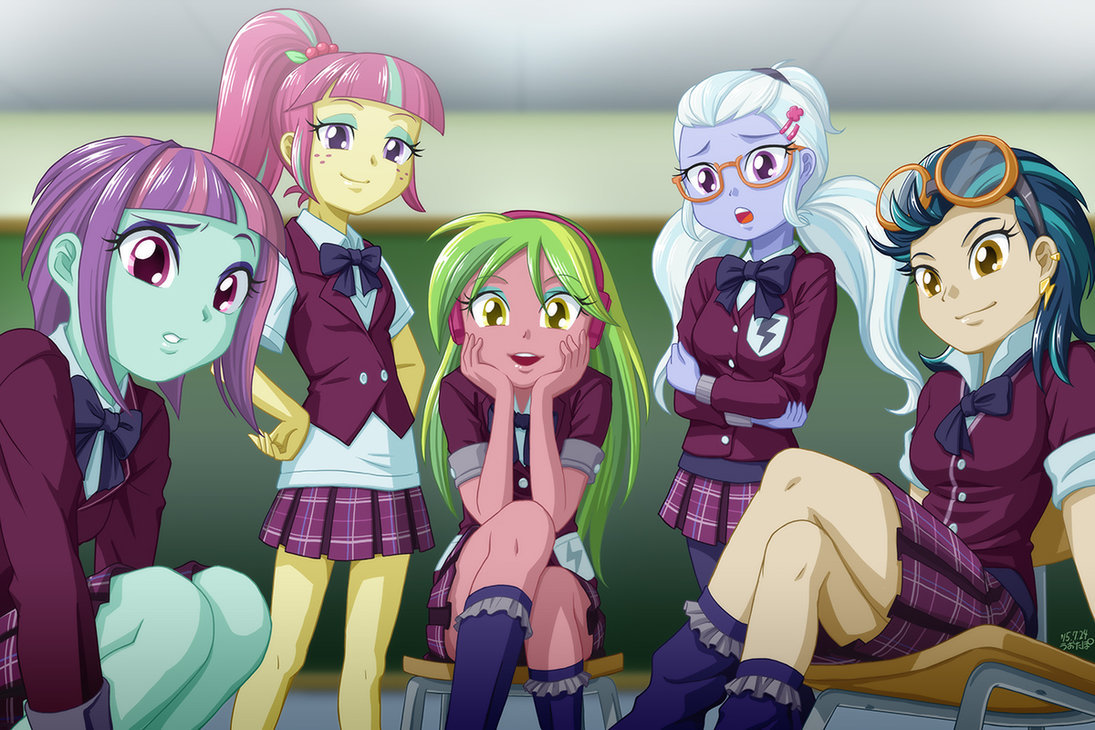 Gambar My Little Pony Equestria Girls Shadowbolts Anime - KibrisPDR