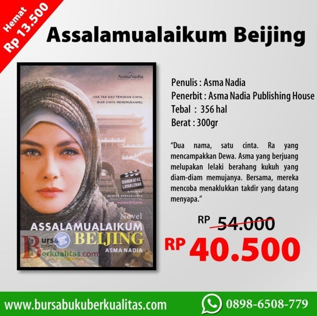 Detail Gambar Novel Assalamualaikum Beijing Nomer 30