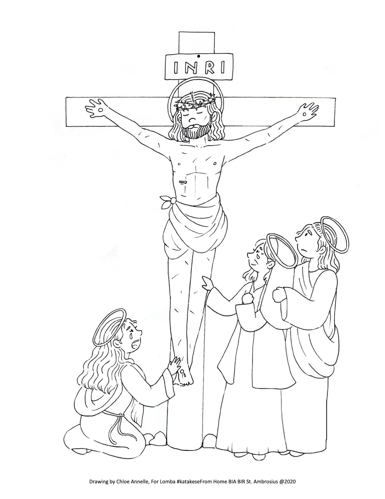 Detail Gambar Orang Berdoa Kristen Untuk Mewarnai Nomer 21