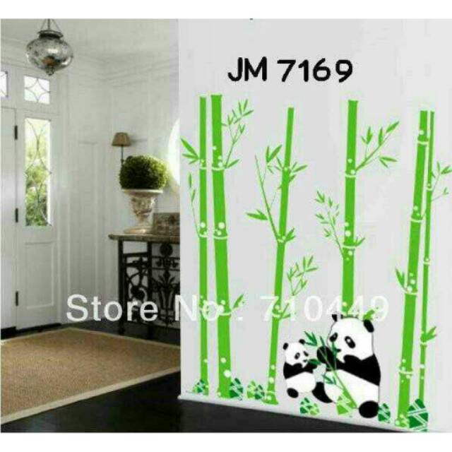 Detail Gambar Panda Untuk Hiasan Dinding Dan Bambu Nomer 44