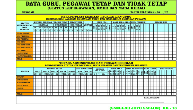 Detail Gambar Papan Data Guru Nomer 35