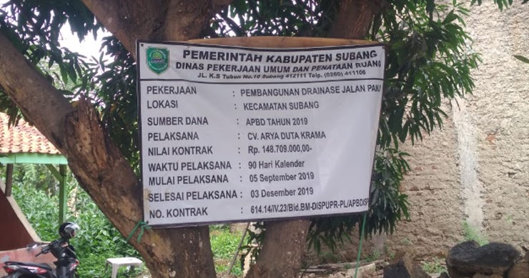 Detail Gambar Papan Pengumuman Proyek Nomer 24