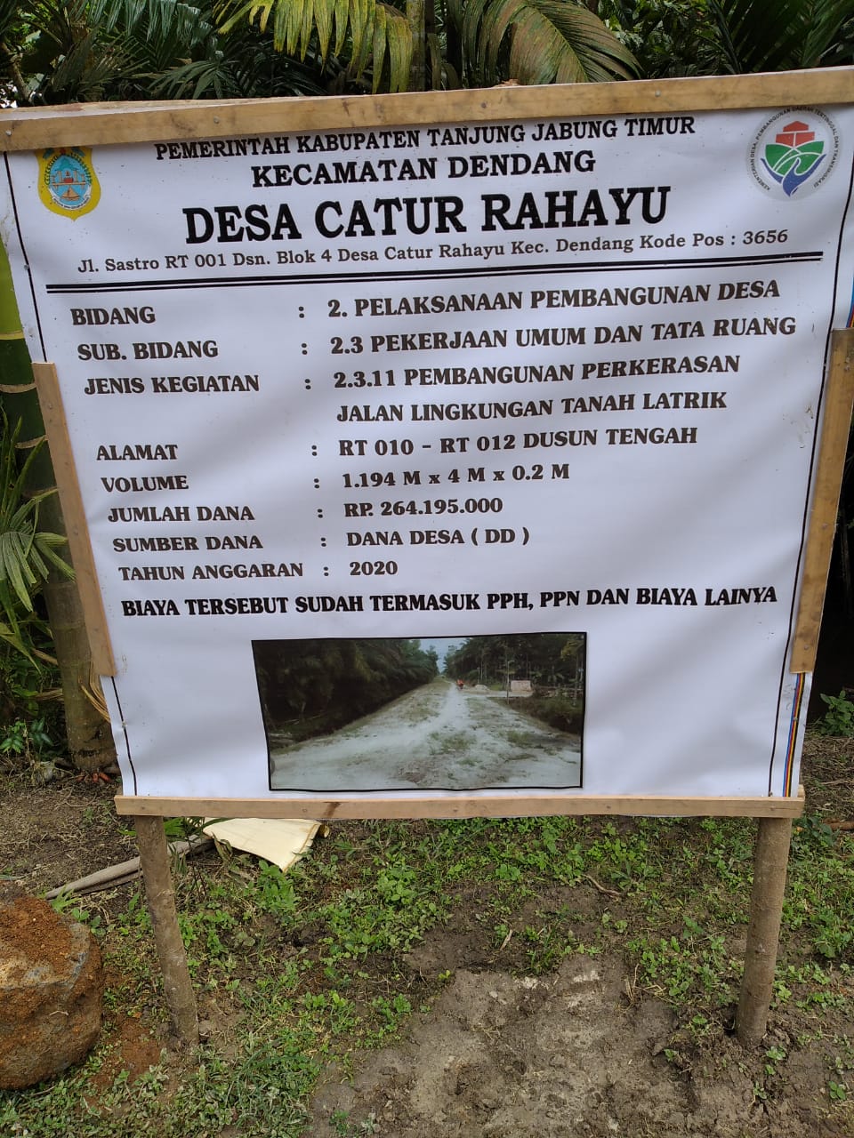 Detail Gambar Papan Pengumuman Proyek Nomer 25