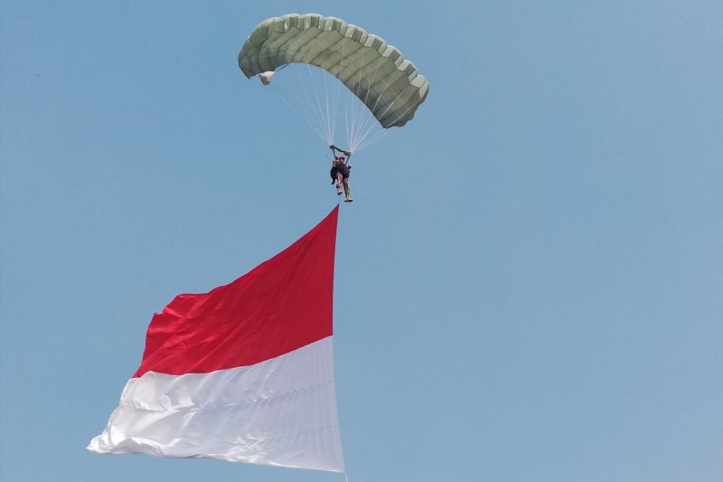 Detail Gambar Pasukan Di Atas Gunung Memegang Bendera Nomer 34