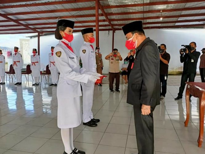 Detail Gambar Pasukan Di Atas Gunung Memegang Bendera Nomer 38