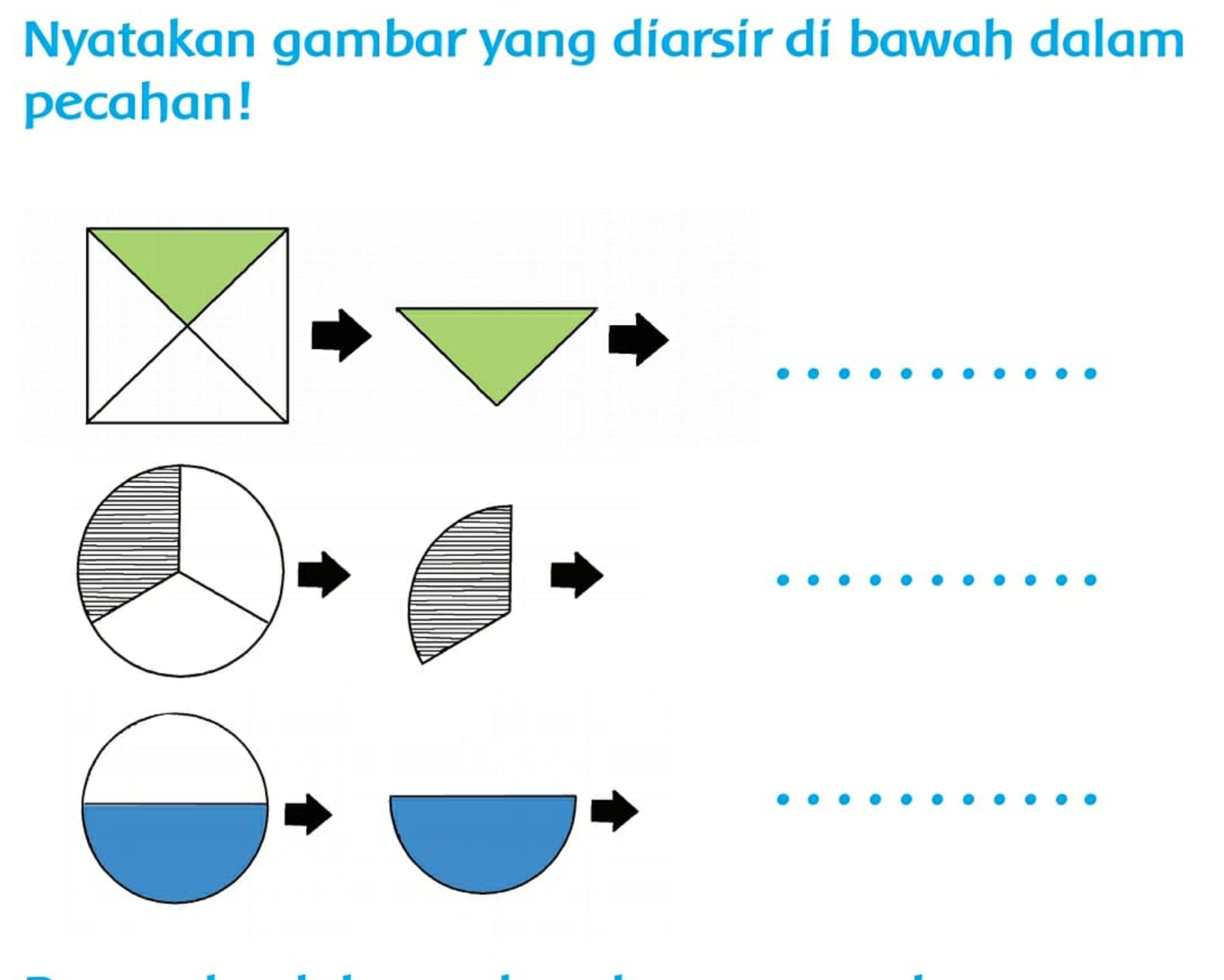 Detail Gambar Pecahan Yang Tidak Ada Yang Diarsir Nomer 13