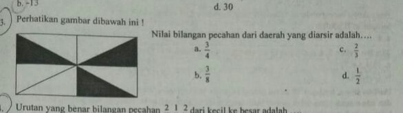 Detail Gambar Pecahan Yang Tidak Ada Yang Diarsir Nomer 48