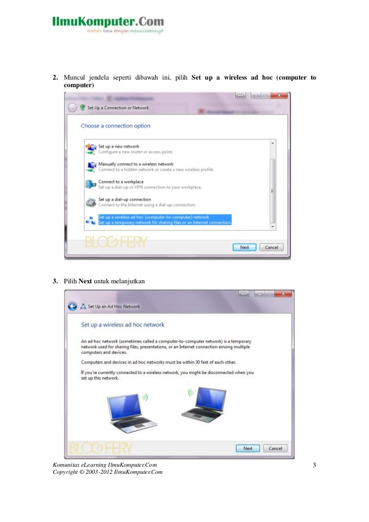 Detail Gambar Peer To Peer Adhoc 3 Laptop Nomer 8