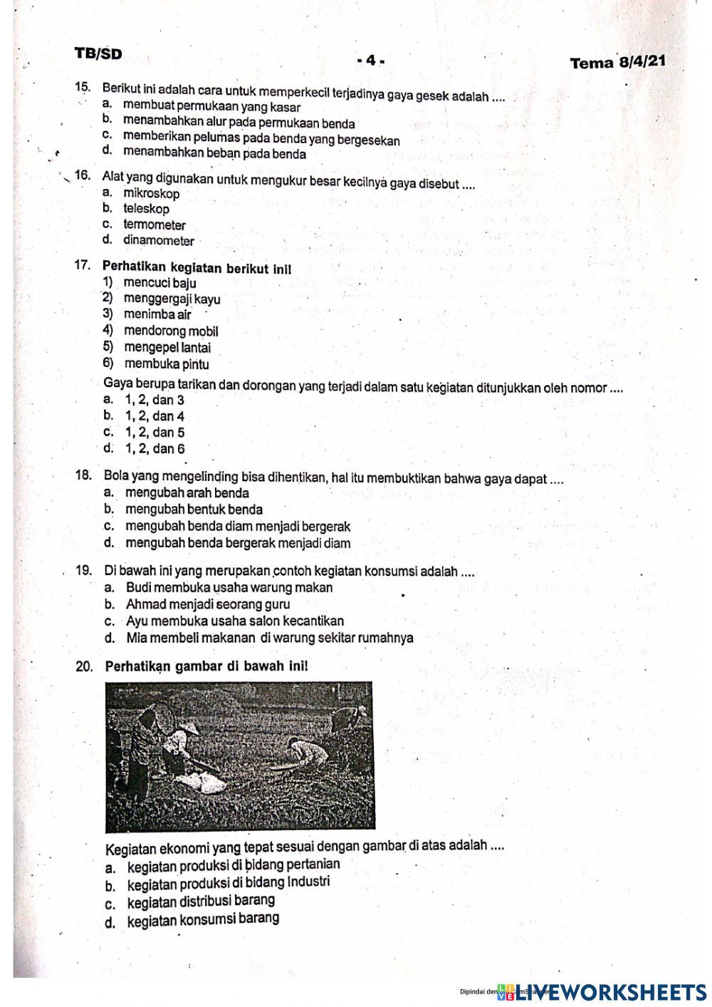 Detail Gambar Pelajaran Sd Seorang Bapak Mendorong Mobil Nomer 42