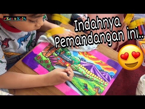 Detail Gambar Pemandangan Untuk Lomba Mewarnai Nomer 11