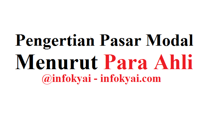 Detail Gambar Pengertian Pasar Modal Nomer 28