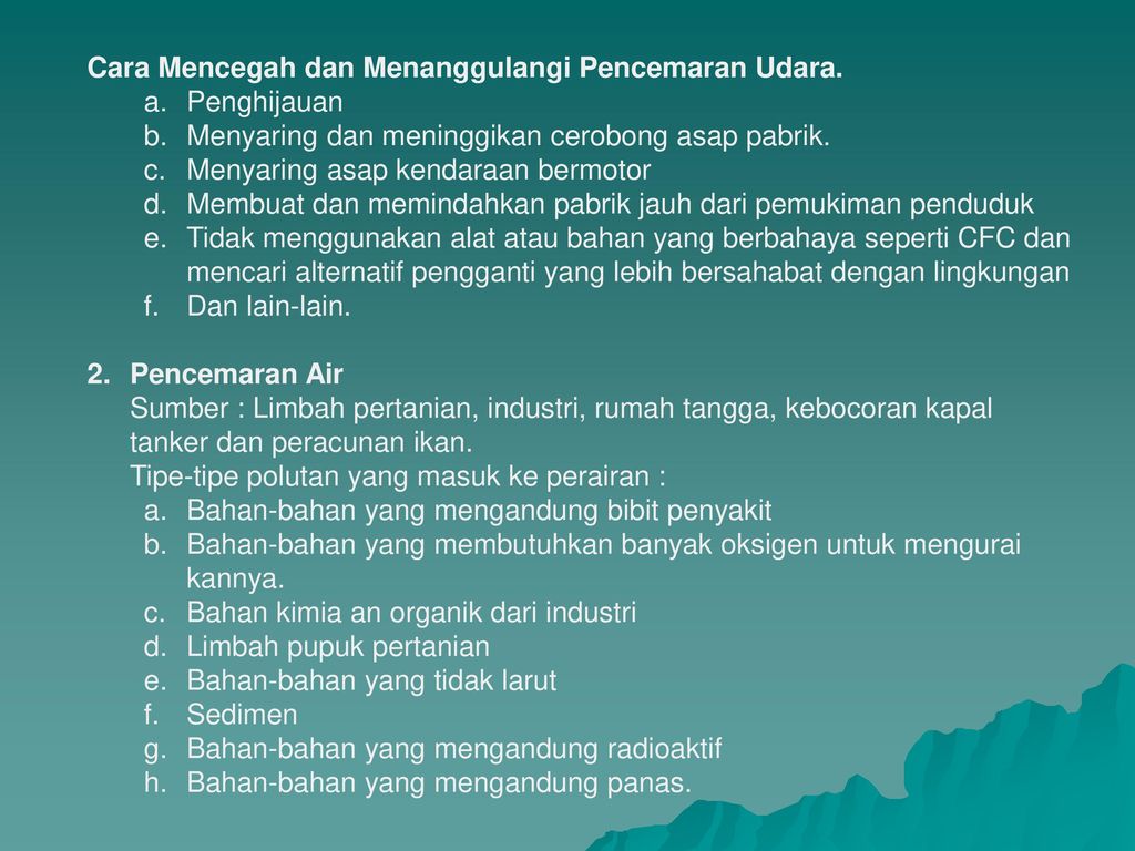 Detail Gambar Penghijauan Untuk Mencegah Banjir Gambar Mengurangi Polusi Udara Nomer 26