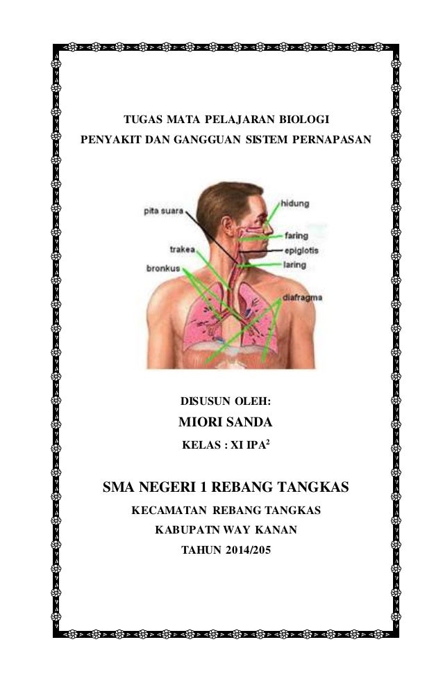 Detail Gambar Penyakit Pernafasan Manusia Nomer 29